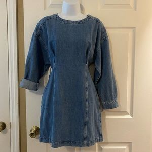 Zara Jeans mid thigh dress